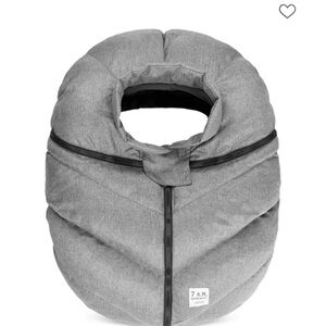 7 A.M. Enfant Grey Car Seat Cover - Cocoon